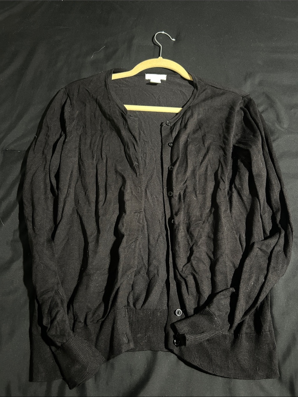 H&M Women's Black Button Cardigan